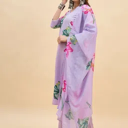 Anouk Rustic Women Floral Printed Regular Kurta Sets With Dupatta image 2