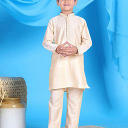 Pehanaava Boys Regular Thread Work Kurta with Pyjamas-13