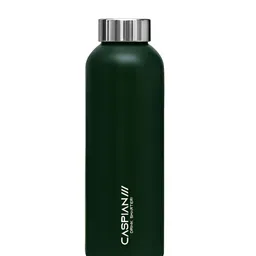 Caspian Green & White Single Stainless Steel Printed Single Wall Vacuum Water Bottle-9