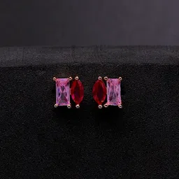 Silver by HM Contemporary Studs Earrings-image-1