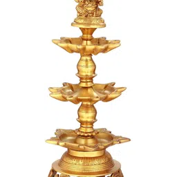 Exotic India Textured Pooja Diya-image-37