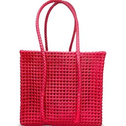 MAATIR DESIGNS Red Set of 1 Reusable Tote Basket Organisers image 5