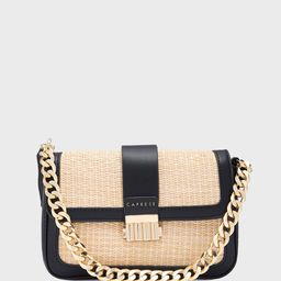 Caprese Textured PU Structured Sling Bag-image-0