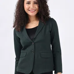 Bonnaty Notched Lapel Single-Breasted Slim Fit Blazer-image-88