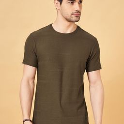 7 Alt by Pantaloons Men Mandarin Collar Pockets Slim Fit T-shirt-image-93