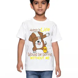 TeeSlix Unisex White Tshirts-image-27