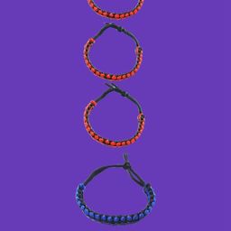 Dynamic Retail Global Men 4 Handcrafted Wraparound Bracelet-67