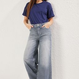 Trendyol Women Low Distress Heavy Fade Jeans-image-36
