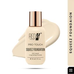 RED 4 Pro Touch Squeez Oil Control Foundation - 30 ml - Shade 03-0