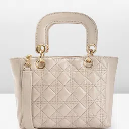 Carlton London Textured Handheld Swagger Bag-50