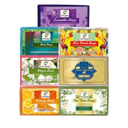 SPARSHAM-NATURE'S TOUCH Set Of 7 Multi Fragrance Soap - 125 g Each-45