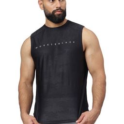 MuscleBlaze Unisex Brand Logo Printed Round Neck Compression T-shirt-image-83