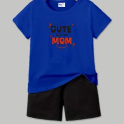MGRS Blue Cotton Blend Clothing Set-image-40