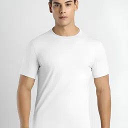 CASUALBUD Men Solid Round Neck T-shirt-picture-2