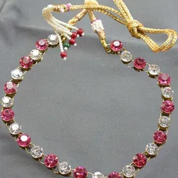 Vidhya Kangan Rhodium-Plated Brass Necklace-image-4