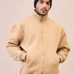 MASCLN SASSAFRAS Men Mock Collar Oversize Sweatshirt-picture-49