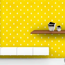 ArtzFolio Printed UV-Resistant Anti-Bacterial Minimalistic Raindrops Peel & Stick Wallpaper-picture-18