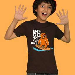 NUSYL Boys Graphic Printed Round Neck Cotton T-shirt-image-11