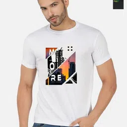 GLOBAL NOMAD Men 2 Printed Bio Finish Applique T-shirt-image-89