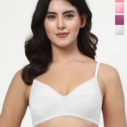 LILY enimsaj Women Pack Of 4Full Coverage Non Padded Non Wired Regular Everyday Bra-25