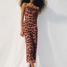 H&M Draped Mesh Strappy Dress 1293195002-image-73