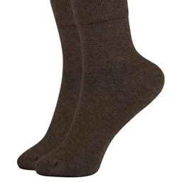 MUKHAKSH Unisex Brown Socks-image-85