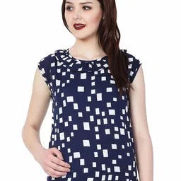 MALLORY WINSTON Women 1 Selfdesign Crepe Top-image-14