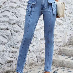 StyleCast x Revolte Women Skinny Fit Light Fade Jeans-picture-32