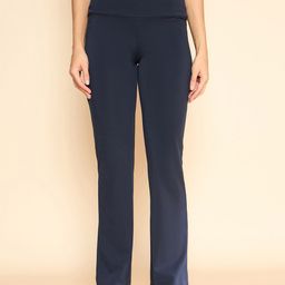 COLOR CAPITAL Women's High Rise Antimicrobial Flared Gym Tights-picture-3