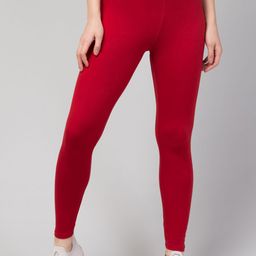 ULLAS Slim-Fit High Waist Ankle-Length Gym Tights-image-85