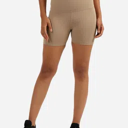 Blissclub Women Skinny Fit High-Rise Running Sports Shorts-image-5