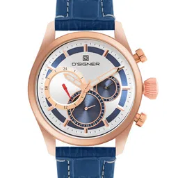 D'SIGNER Men Round Dial & Leather Straps Analogue Multi Function Watch 680RGL.5G-picture-11