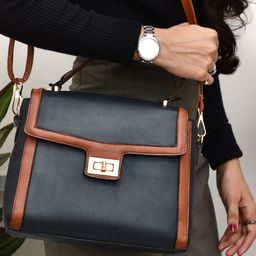 FOR THE BEAUTIFUL YOU PU Structured Satchel with Fringed image 3