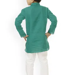 Cae Boys Embroidered Regular Kurta with Pyjamas image 4