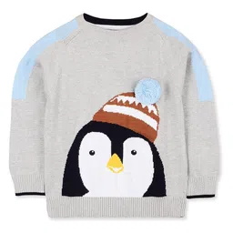 Cherry Crumble Kids Self Design Pullover Sweaters-image-29