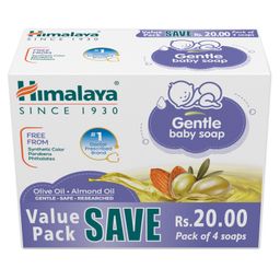 Himalaya Herbal Gentle Baby Soap Value Pack Of 4 - 75 gm-image-58