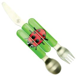 Tum Tum Ladybird Travel Cutlery - Green And Red-picture-10