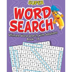 Dreamland Super Word Search Book 16 for Children - 192 Pages Ultimate Word Search Book with Solutions-12