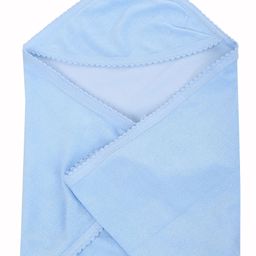 Tinycare Plain Hooded Towel - Blue-image-9