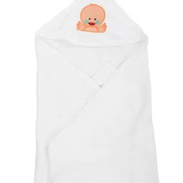 Tinycare Hooded Towel Duck Print - White-picture-11