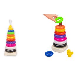 Ratnas Duck Ring Jumbo Stackers 9 Rings (Color & designed  May Vary)-15