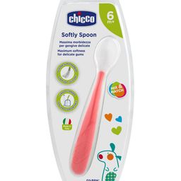 Chicco Soft Silicone Spoon - Red-28