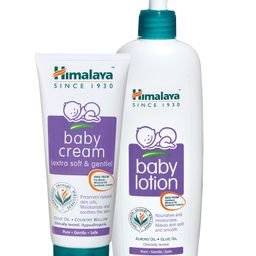 Himalaya Herbal Baby Lotion - 400 ml & Baby Cream - 200 ml-image-52
