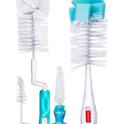 Babyhug 2 In 1 Bottle & Nipple Cleaning Brush & Rotating Bottle Cleaning Brush Combo Pack-11
