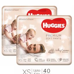 Huggies Premium Soft Pants Extra Small Size Diapers - 20 Pieces - (Pack of 2)-image-38
