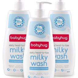 Babyhug Daily Head to Toe Milky Wash 400ml- Pack of 3-image-21