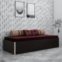 spacewood Kosmo Day Single Bed in Black Finish with Box Storage-picture-30
