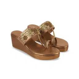 WALKWAY by Metro Women Embellished Wedge Sandals-10
