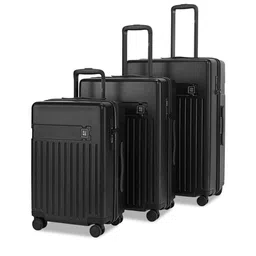 EUME Set Of 3 Hard-Sided Trolley Suitcase-35