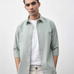 UNSTD Men Solid Cotton Casual Shirts-image-31